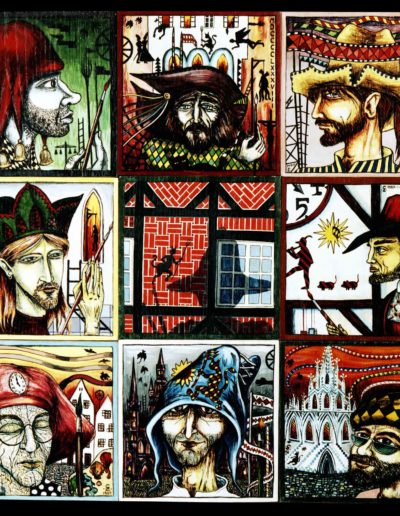Kilenc ismeretlen középkori festő